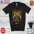 Custom Name Soccer Dad Definition Prouder; Father's Day Player Vintage Unisex