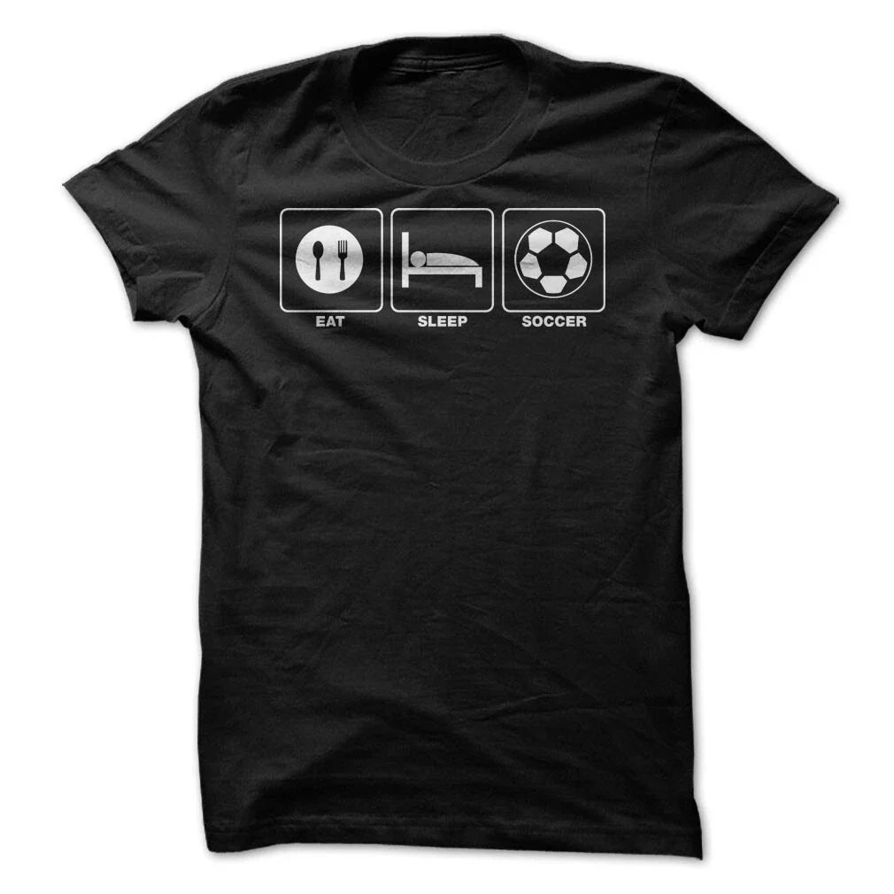 Eat Sleep Soccer Graphic Tee Unisex