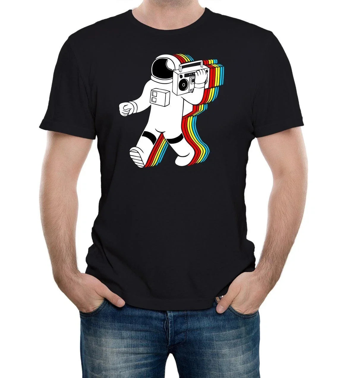 Funky Spaceman Men's - GIFT SPACE NASA MOON PLANETS FUNNY JOKE PRESENT Unisex