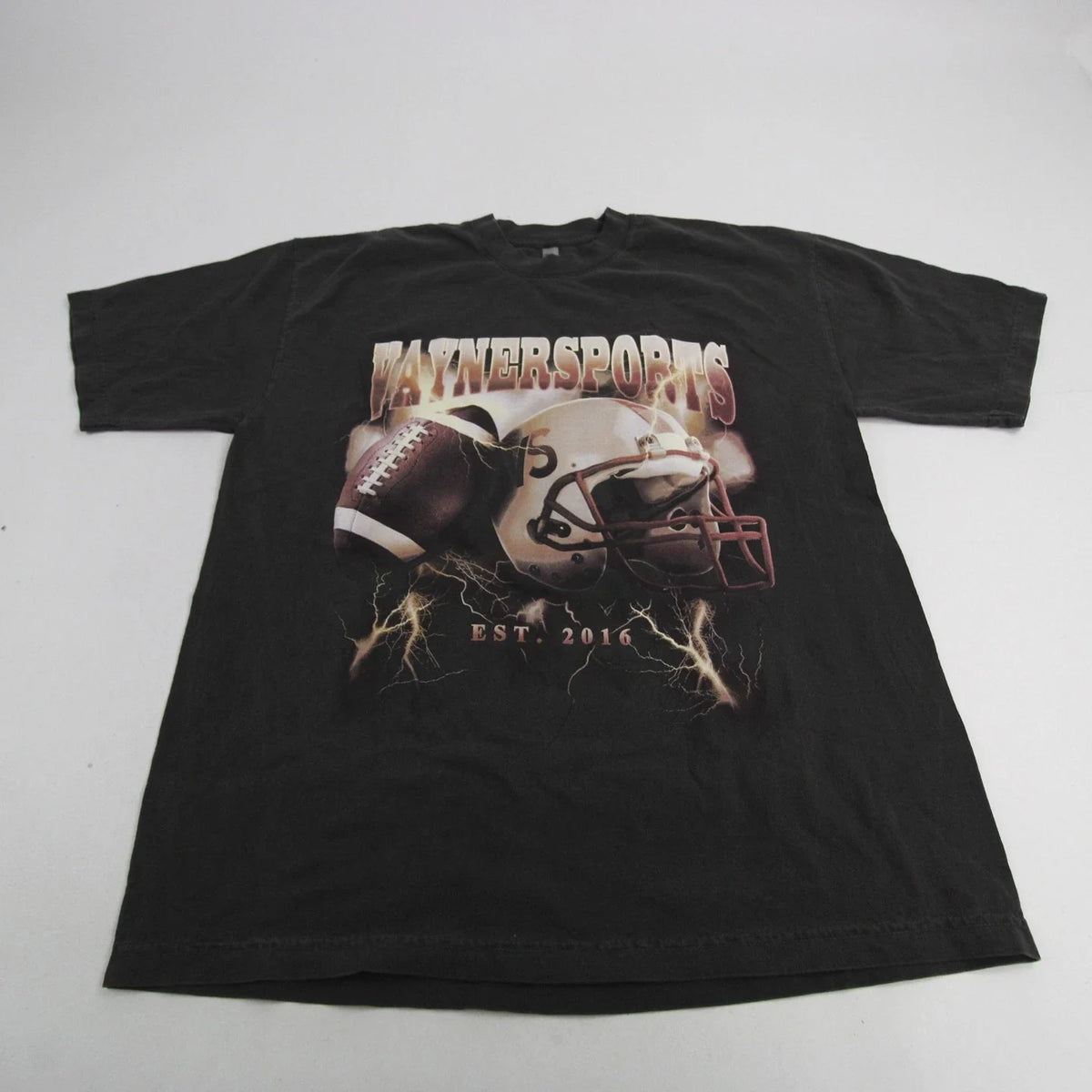 Los Angeles Apparel Short Sleeve Shirt Men's Dark Gray Used L Unisex