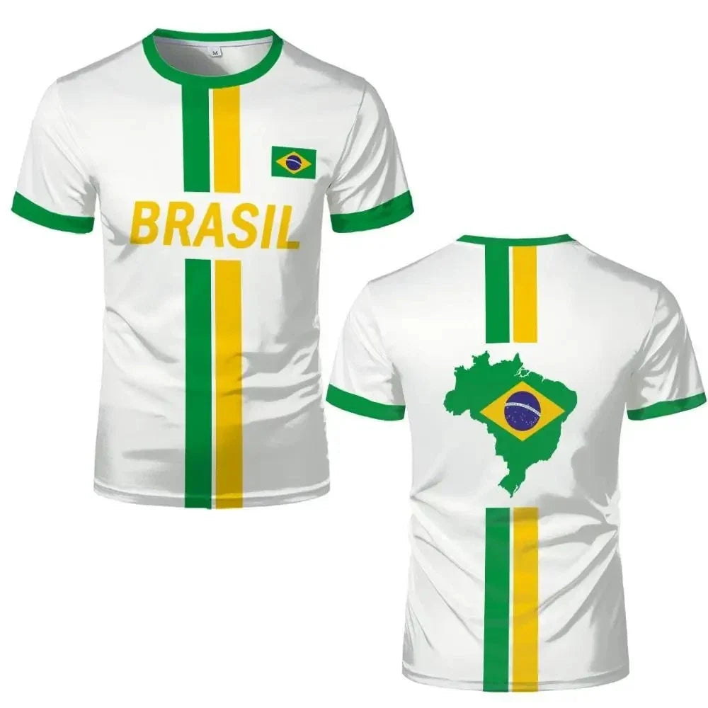 Brazil Football s Polyester Breathable WORLD CUP 2026 Unisex