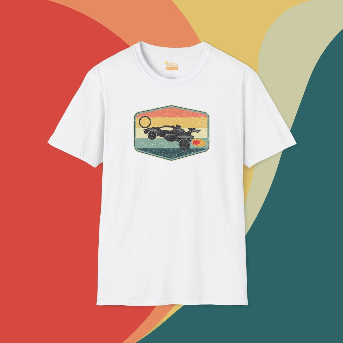 Octane Rocket League Soccer Retro Badge Graphic Tee Unisex