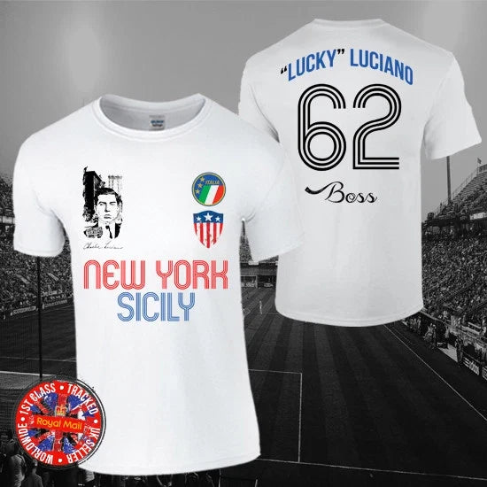 Lucky Luciano Italy USA Football , Soccer, New York, Mob, Mafia, Narcos Unisex