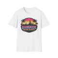 Bangkok Temple Sunset T-Shirt Thailand Retro Skyline Graphic Tee Streetwear Gift