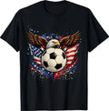 American Flag Soccer Ball 4th of July Patriotic Men Women Unisex