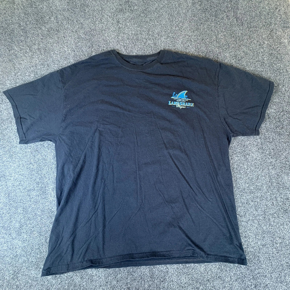 Margaritaville LandShark Lager Men 2XL Black Graphic Print Everyday Wear Unisex