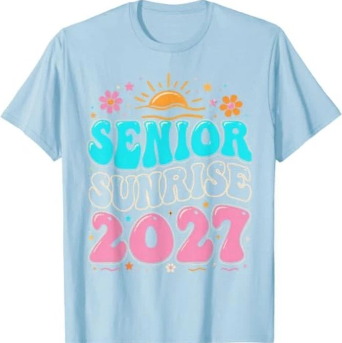 Senior Sunrise 2027 Class of 2027 High School Graduation T-Shirt