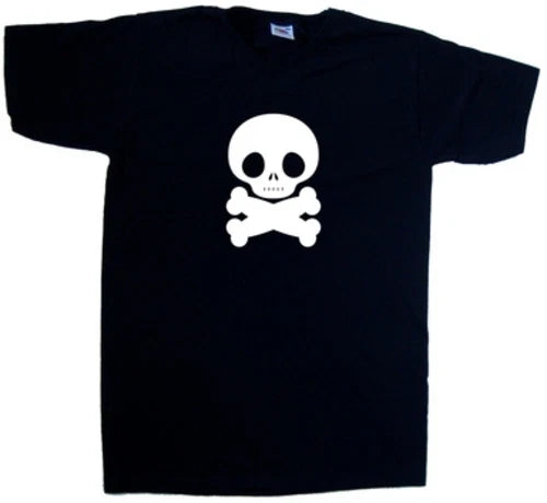 Fat Skull And Crossbones V-Neck Unisex