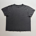 Vintage Sun Faded Black Blank T Shirt Mens XL 90s Y2K Cotton Short Sleeve Rare