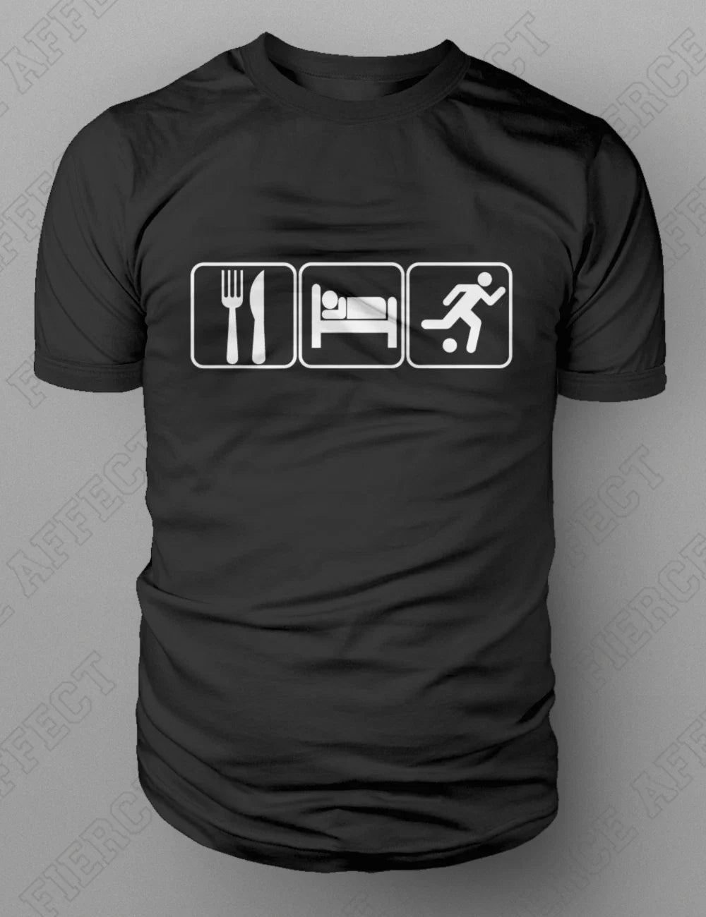 Eat Sleep Football Soccer Saturday Sunday League Champions S- XXL NEW Unisex