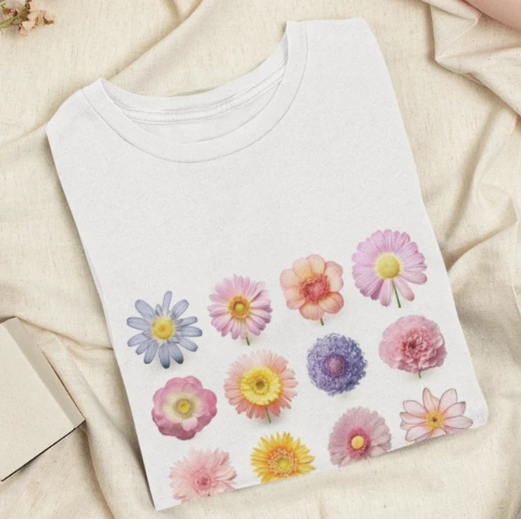 Flower T shirt | Spring Flowers | Wildflowers | Floral | Unisex Premium Cotton Unisex