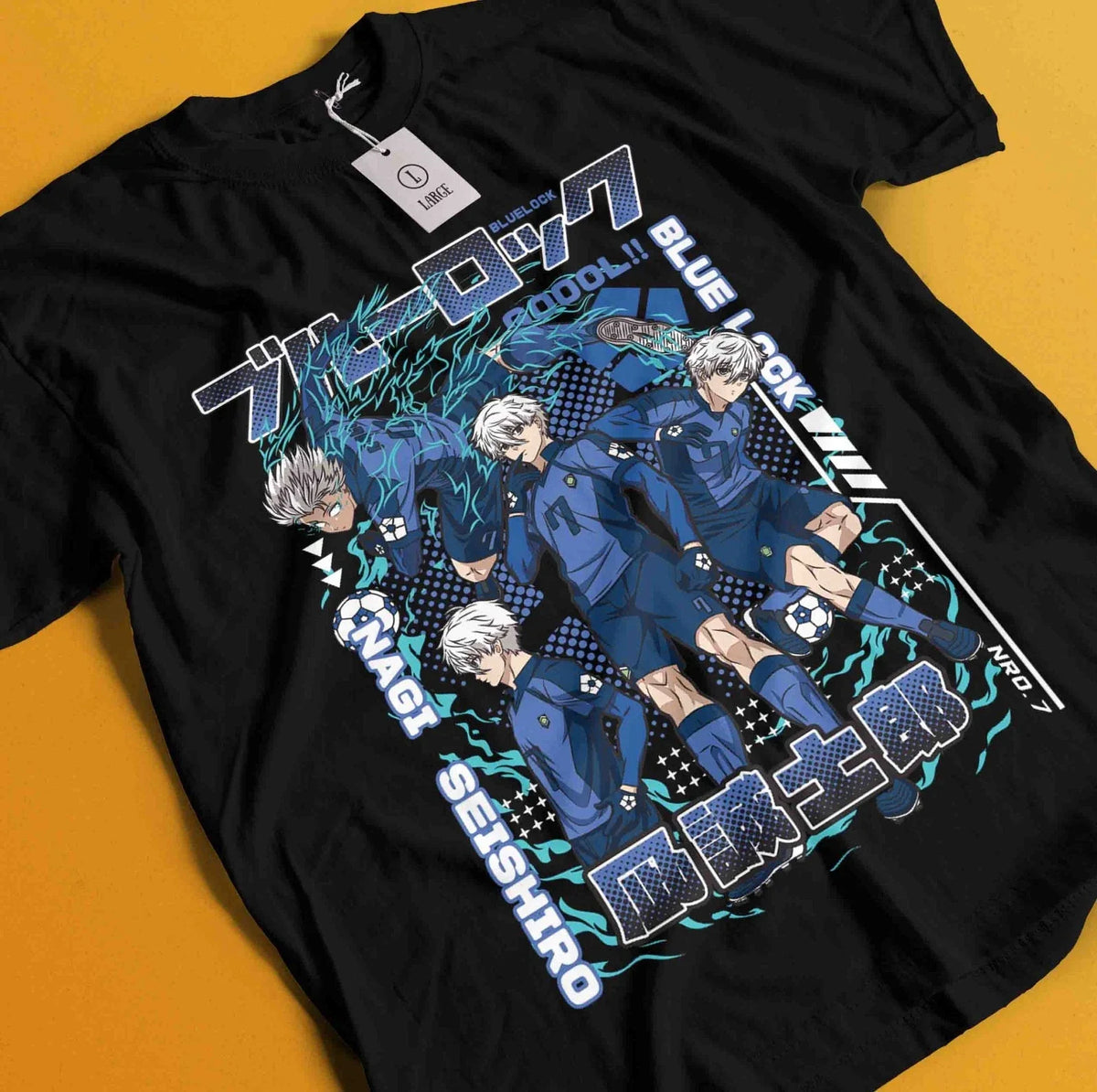 Blue Lock Shirt Seishiro Nagi Isagi Yoichi Tshirt Rin Itoshi Soft Tee Unisex