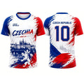 2026 World Cup s Czech Republic Football Shirts Polyester Quick Dry Unisex