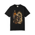 Lantern Librarian Gothic Storybook T-Shirt Black Front Print Comfort Colors 1717