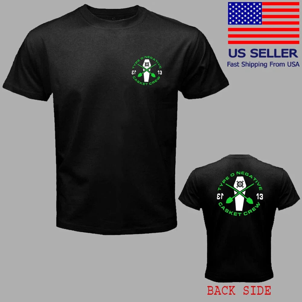 TYPE O NEGATIVE Casket Crew Men's Black Size S to 5XL Unisex