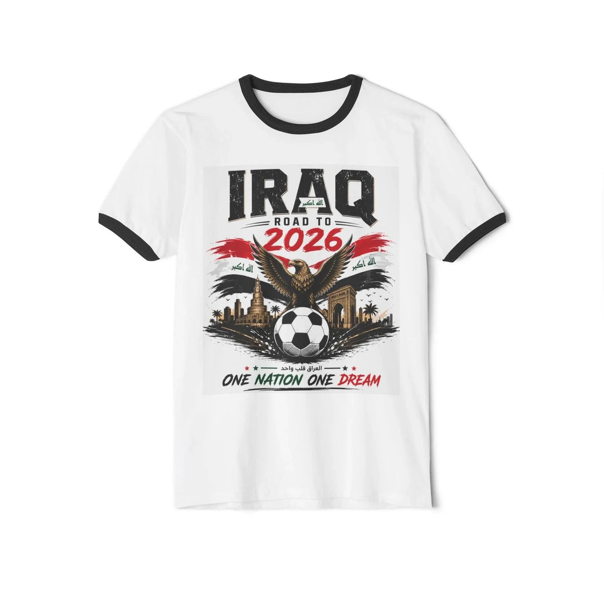 Iraq Road to 2026 Soccer | One Nation One Dream Unisex