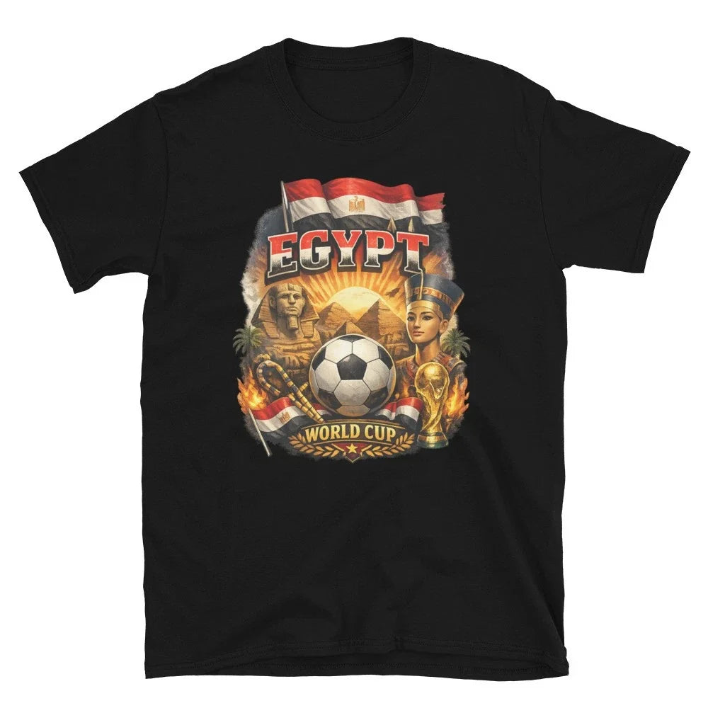 Egypt World Cup Football Fan – Red & Gold Supporter Edition Unisex