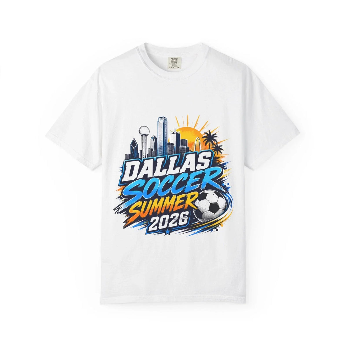 Dallas Soccer Summer 2026 | Soccer Ball Skyline Design Unisex