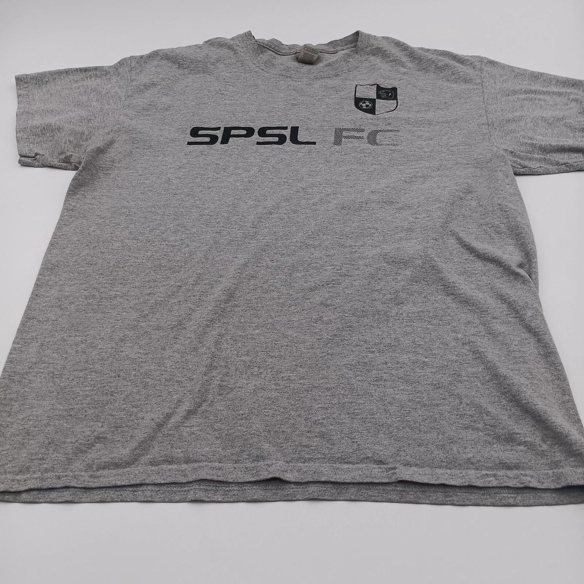 Gildan Men's Large Gray Spsl Fc Soccer Tee Short Sleeve Unisex