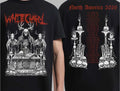 Whitechapel North America Tour 2026 black color 2 side Shirt reprint Unisex