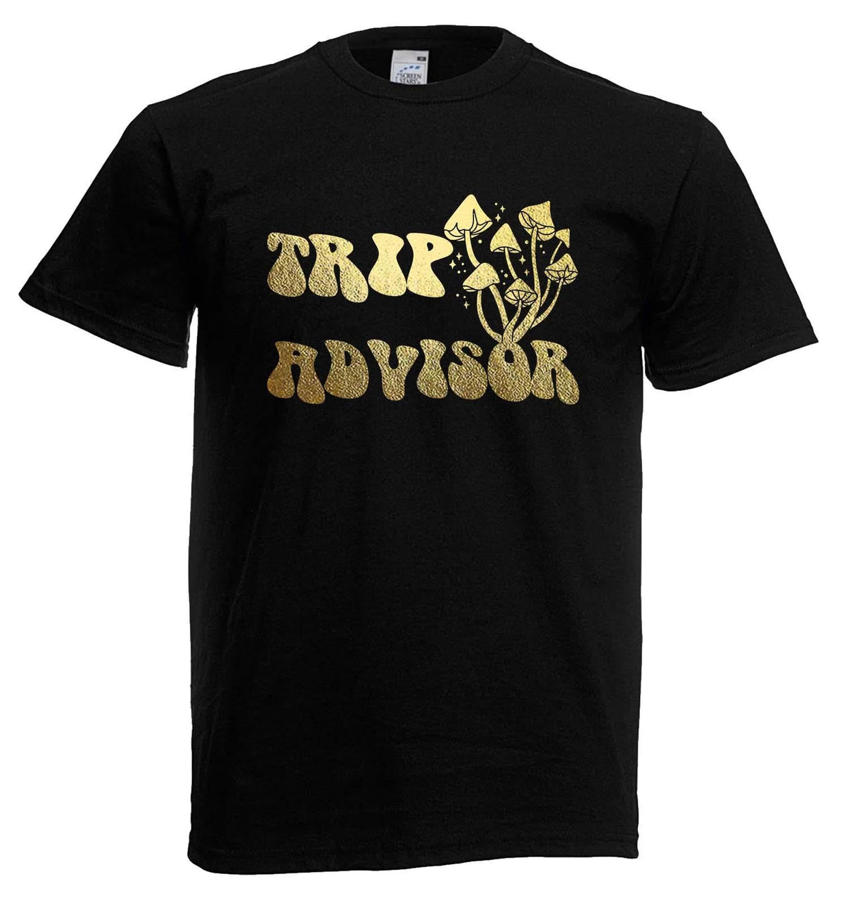 Adults Trip Advisor Shrooms Psychodelic Magic Mushroom Fungi Unisex T-Shirt