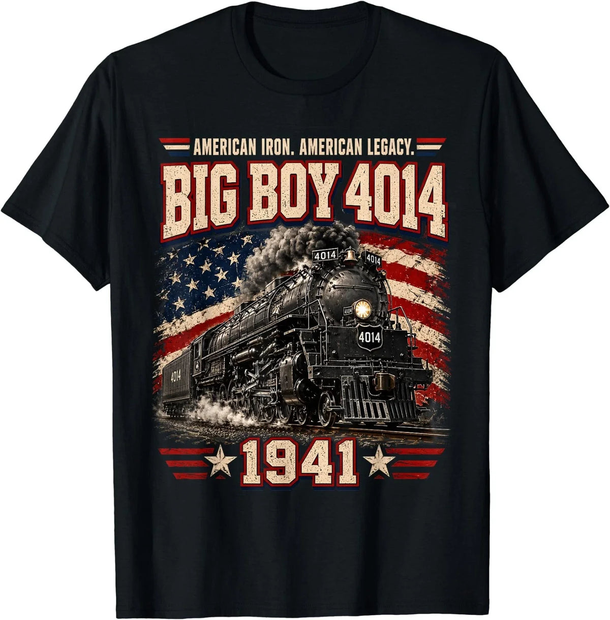 Big Boy 4014 Vintage Steam Locomotive Railroad Train Engine Unisex