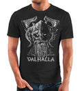 Men's Printed Valhalla Viking Odin Wotan Axe Print Muscle Shirt Unisex