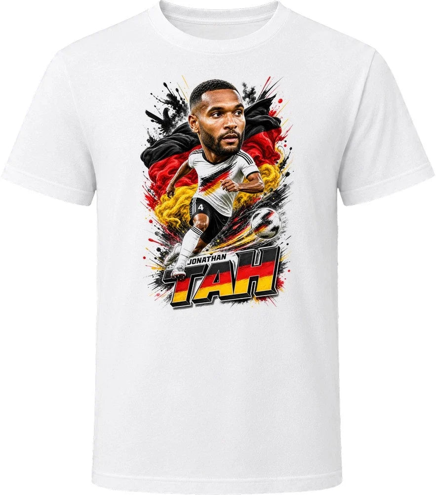 Jonathan Tah Germany Soccer Caricature 2026 World Cup T Shirt Unisex