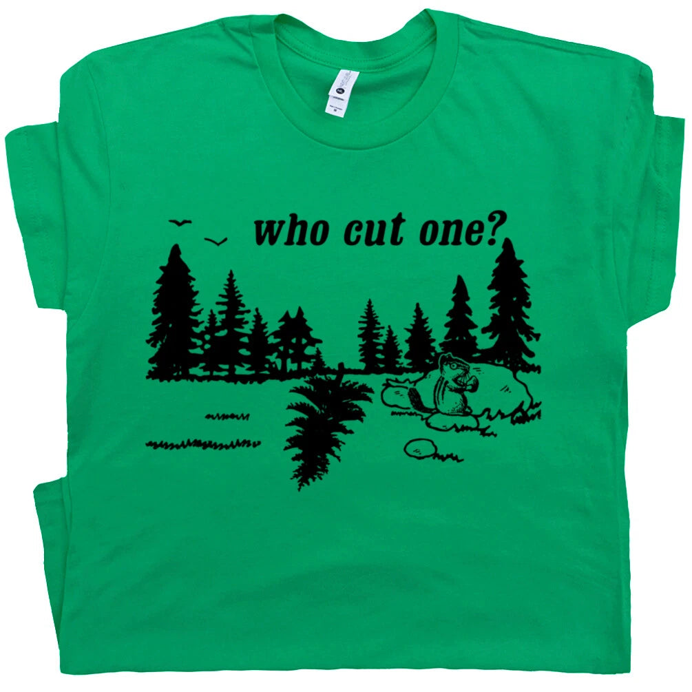 Who Cut One T Shirt Funny Farting Saying Dad Joke Tee Fart Loading Novelty Humor