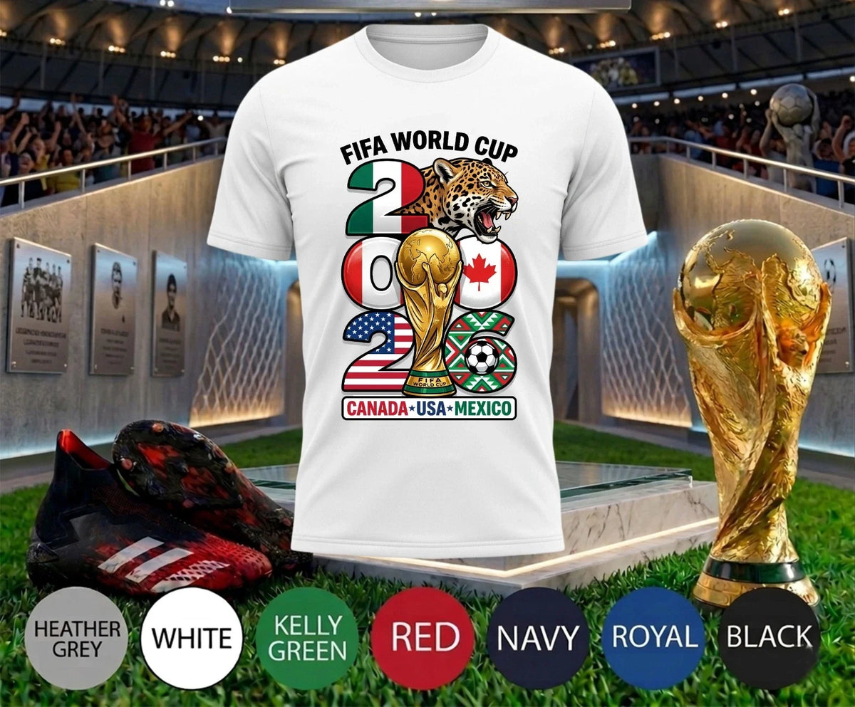 Football Fan – Canada USA Mexico Host Nations Inspired Soccer Tee Top Unisex