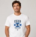 Scotland Football World Cup 2026 Adult Men Soccer Graphic White Unisex