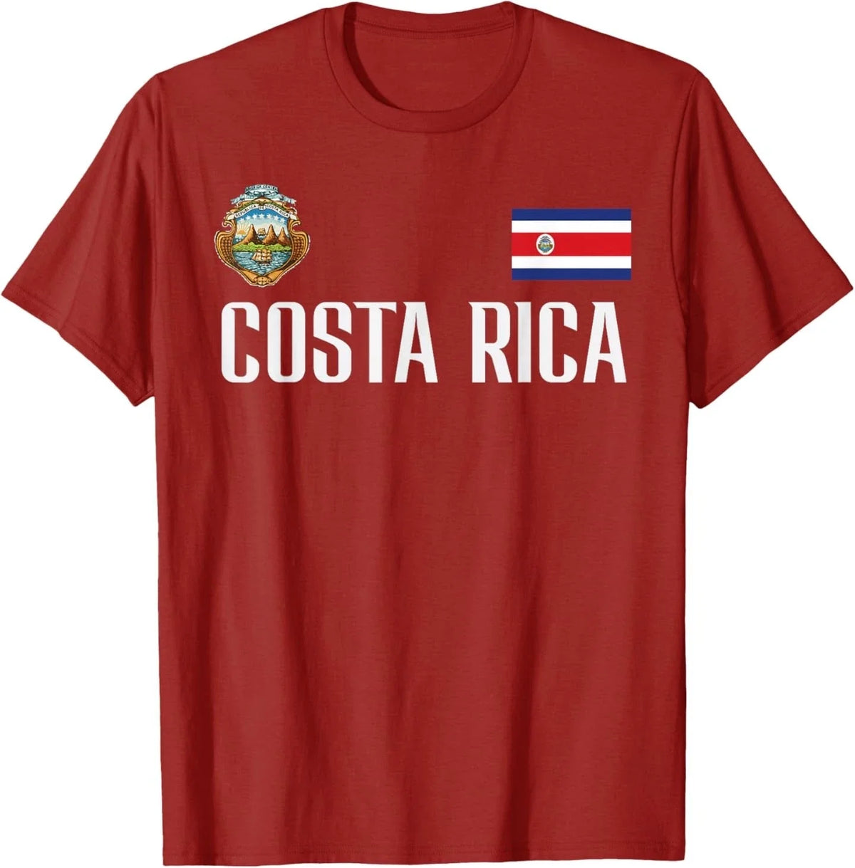 Costa Rica Flag Football Soccer Fan Men Women Unisex