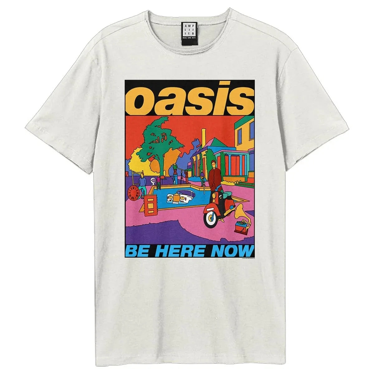 Amplified Unisex Adult Be Here Now Oasis Unisex