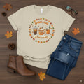 Autumn Vibes Tee Spiced Iced Drinks Fall Fashion Shirt Cozy Pumpkin Spice Gift