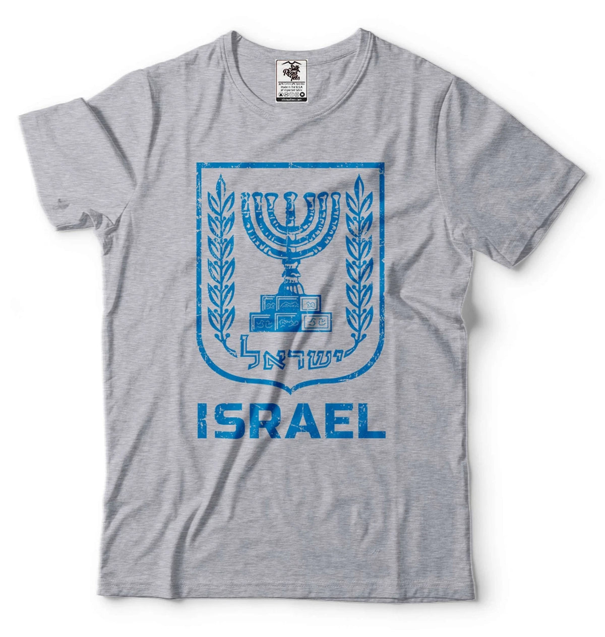 Israel Shirt Hanukkah Menorah Shirt Hanukkah Holiday Shirt Jewish Gift Tee