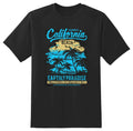 California beach earthly paradise Black or white tee shirt Unisex