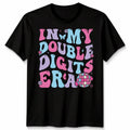 In My Double Digits Era Retro 10 Year Old 10th Birthday Unisex T Shirt