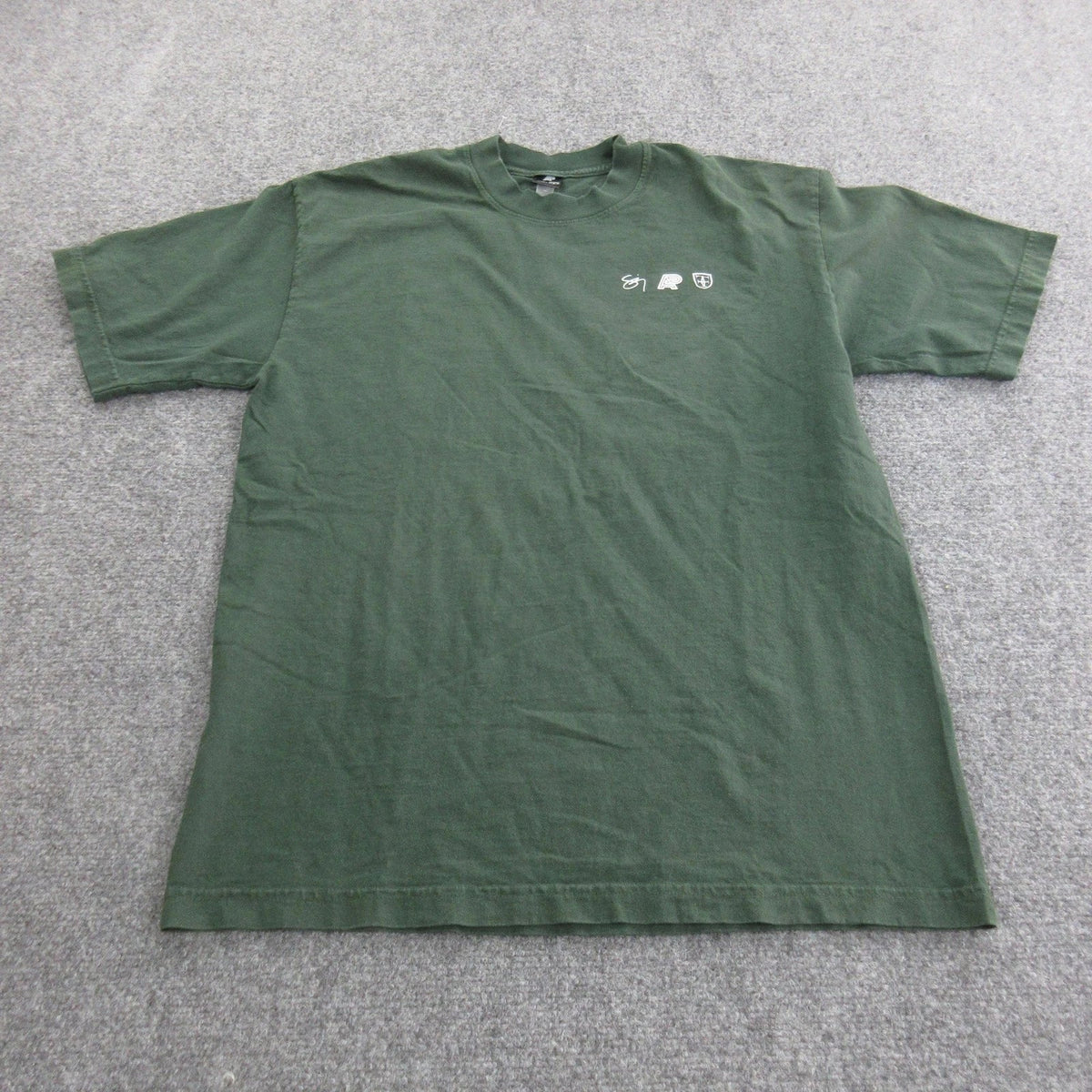 AP Shirt Mens Medium Green Discipline Education Intention Graphic Made in USA Unisex