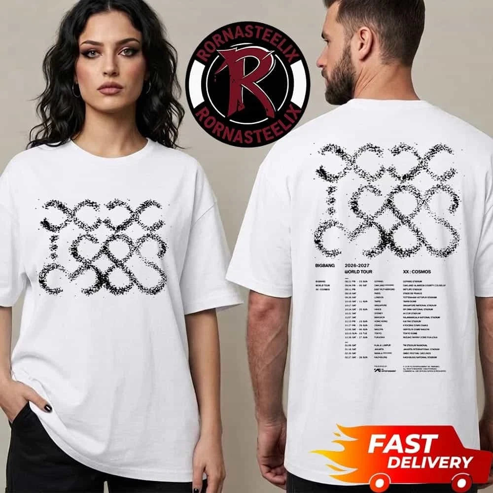 Bigbang World Tour 2026 2027 XX Cosmos Unisex T Shirt Two Sided