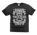 Mens Trucker T-shirt Truck Driver Gifts Funny Trucker Shirts Truck Driver Tee