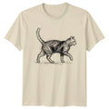Scribble Sketch Cat Pet Art Cat Lover Birthday Gift For Him And Her Unisex