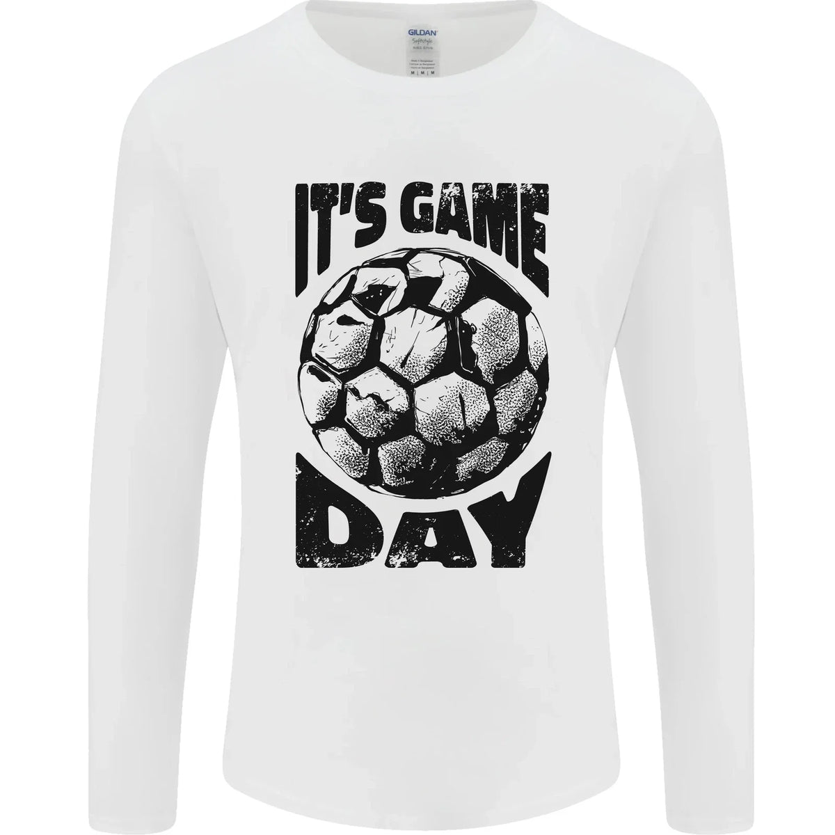 Football Its Game Day Soccer Mens Long Sleeve Unisex