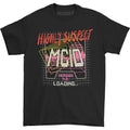 Men's Highly Suspect Game Grid Tee (Black) Large Black Unisex