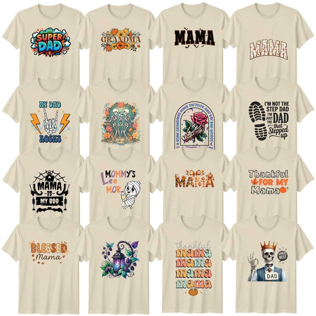 Family Fantasy Adult T-Shirt Motherhood Relationships Halloween Gift