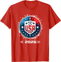 USA Soccer Player Men Soccer Football Fan Tee Patriotic Sports Gift Unisex