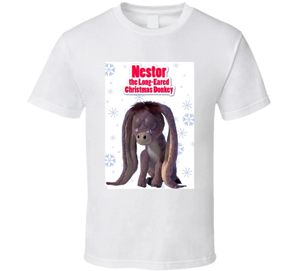 Nestor The Long Eared Christmas Donkey Retro Holiday Movie 70s 80s T Shirt