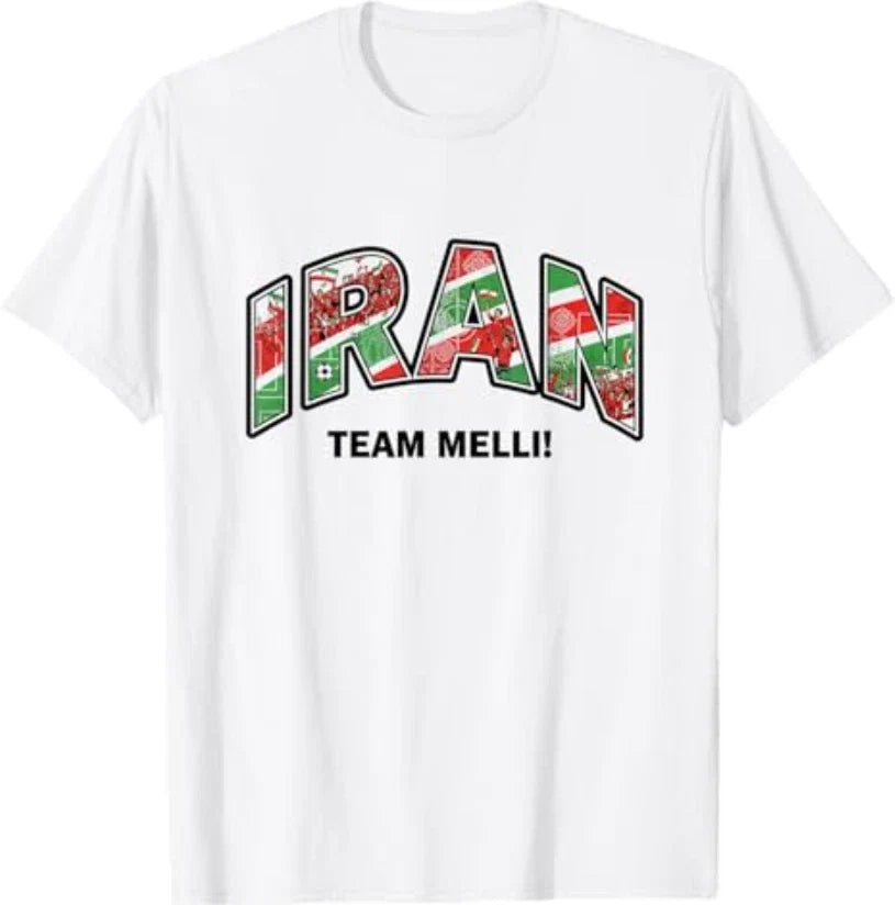 Soccer Fan Shirt 2026 Iran Team Melli Supporters Unisex