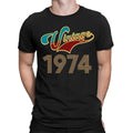 Personalised Vintage 1974 52nd Birthday Custom Mens Womens s #NED 2T1A1 Unisex