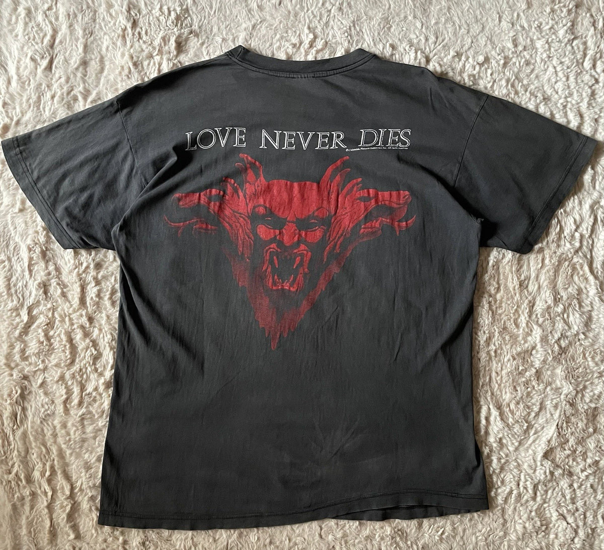 Vintage Bram Stokers Dracula Columbia Pictures Horror Movie Promo T-shirt 90s XL