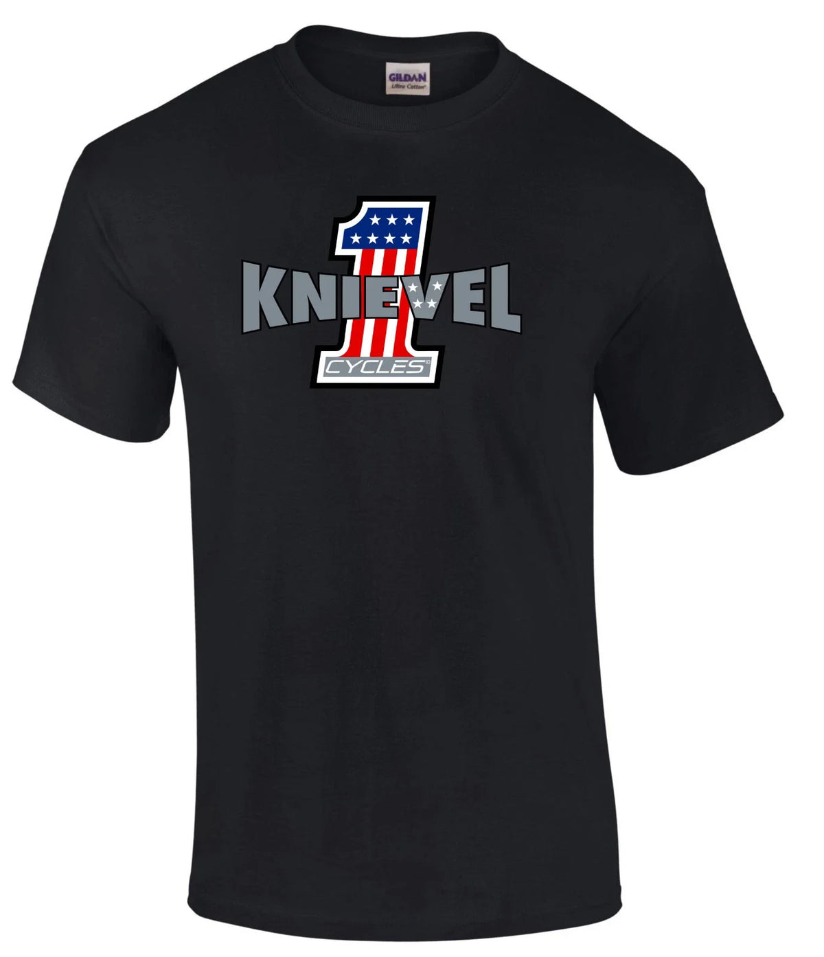 Evel Knieval Cycles Style Motorcycle Printed T Shirt in 6 Sizes Unisex